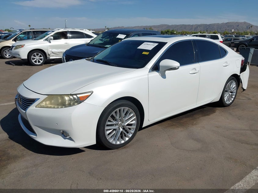 2013 Lexus ES, Левый зад, IAAI, VIN JTHBK1GG4D2045723 — фото 2