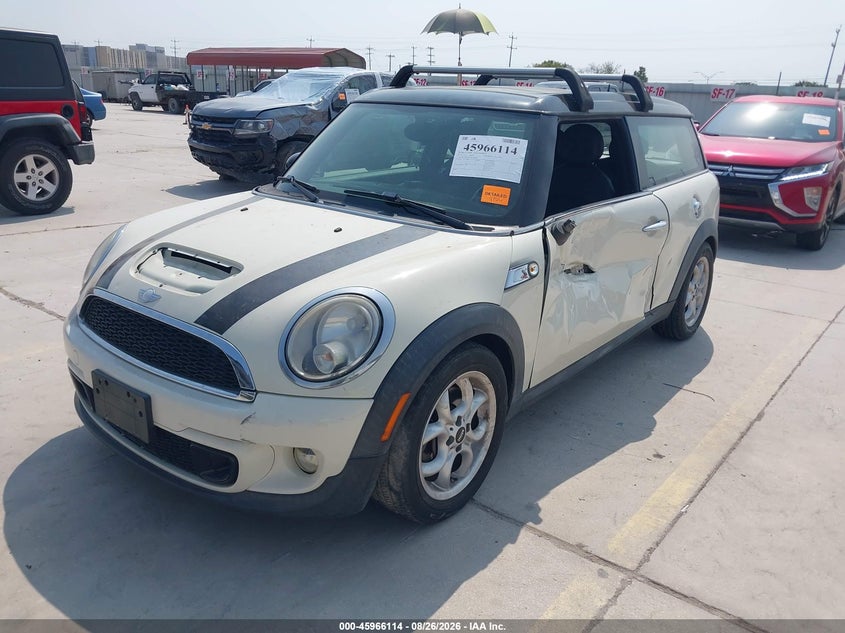 Vin: wmwzg3c51bty36684, lot: 46465333, mini cooper s clubman 20112