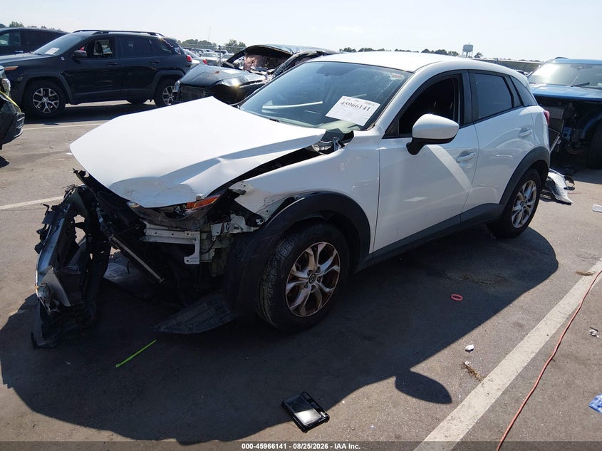 Vin: jm1dkfb77h0178282, lot: 46465360, mazda cx-3 sport 20172