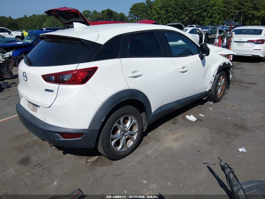Vin: jm1dkfb77h0178282, lot: 46465360, mazda cx-3 sport 20174