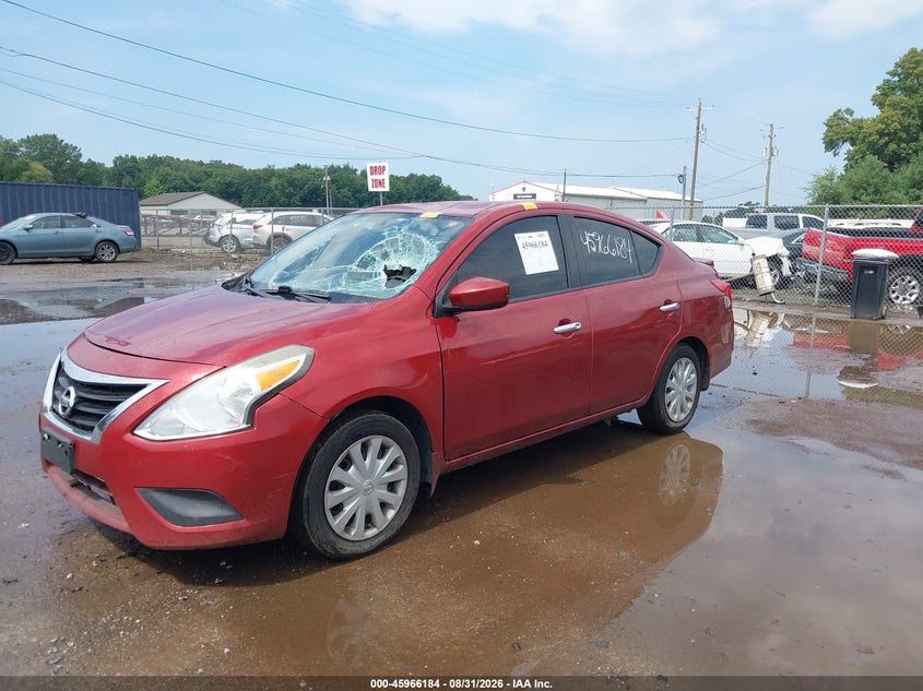 2016 Nissan Versa, Стихия, IAAI, VIN 3N1CN7AP9GL893627 — фото 2