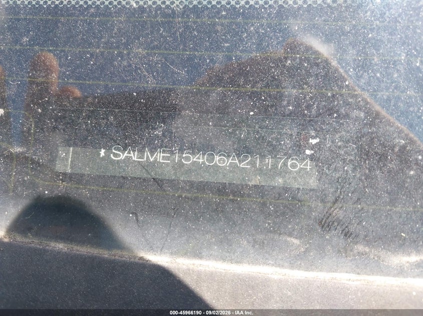 LAND-ROVER RANGE ROVER 2006 VIN SALME15406A211764