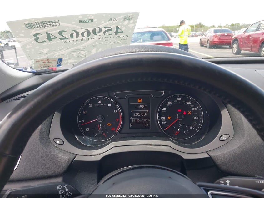 AUDI Q3 2016 VIN WA1BFCFS2GR009770