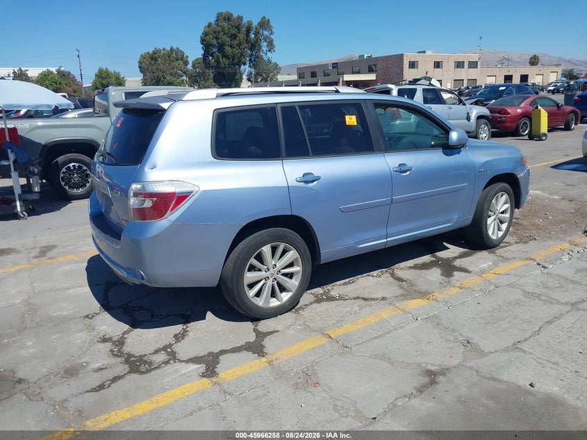 2008 TOYOTA HIGHLANDER HYBRID auction photo 4