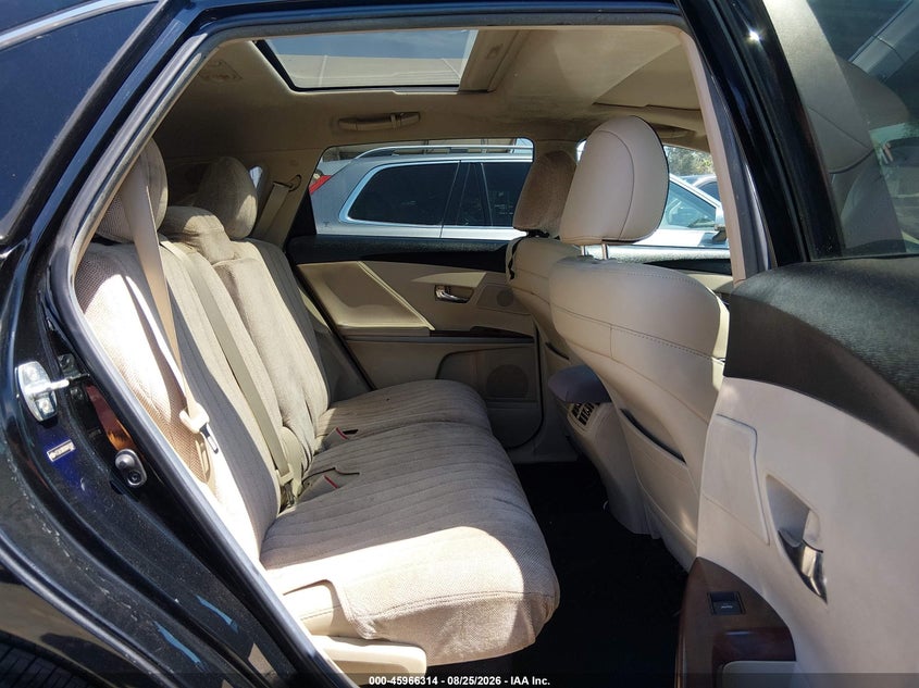 2011 TOYOTA VENZA SPORT UTILITY VEHICLE 3.5L V-6 DOHC, VVT, REGULAR , 268HP