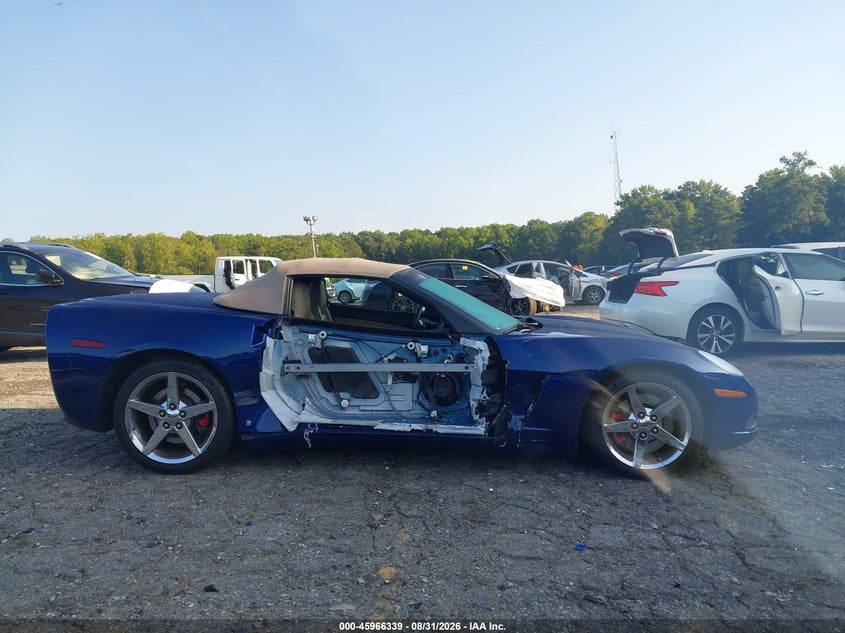 CHEVROLET CORVETTE 2007 VIN 1G1YY36U275115664