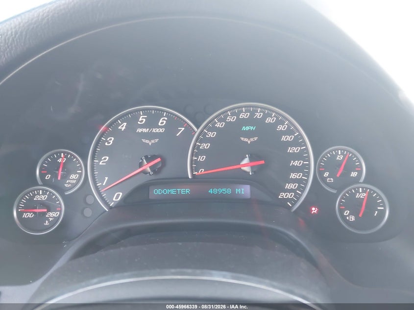 CHEVROLET CORVETTE 2007 VIN 1G1YY36U275115664