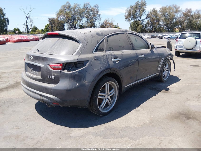 INFINITI FX35 2009 VIN JNRAS18U69M102629