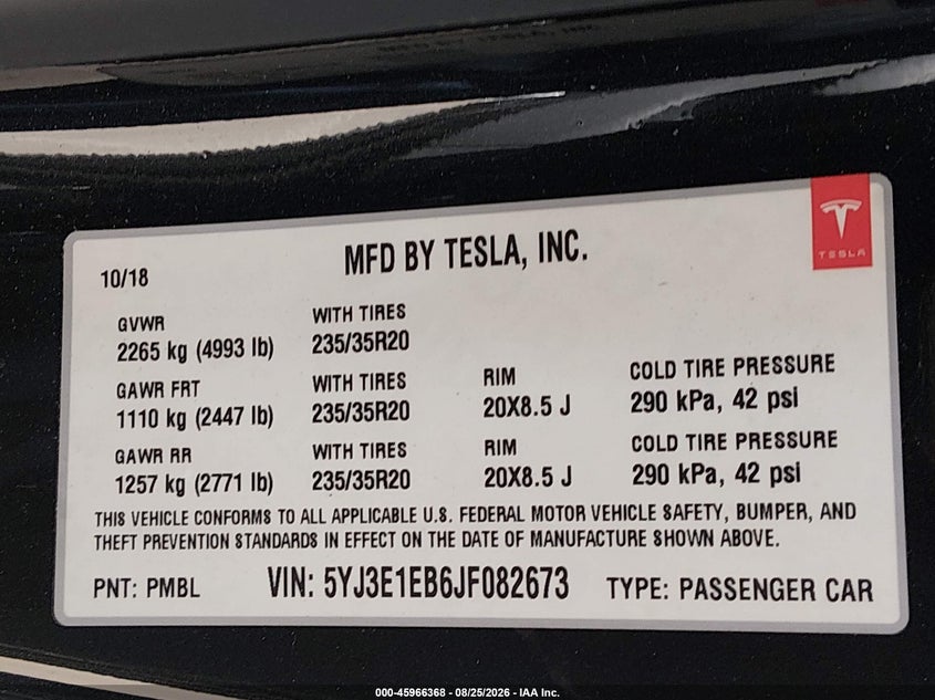 TESLA MODEL 3 - zdjęcie 9