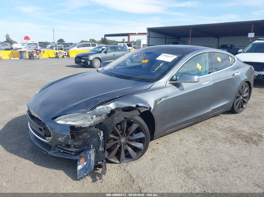 2013 TESLA MODEL S auction photo 2