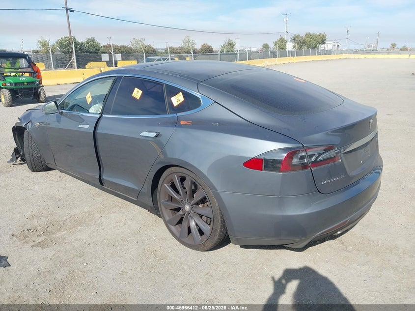 2013 TESLA MODEL S auction photo 3
