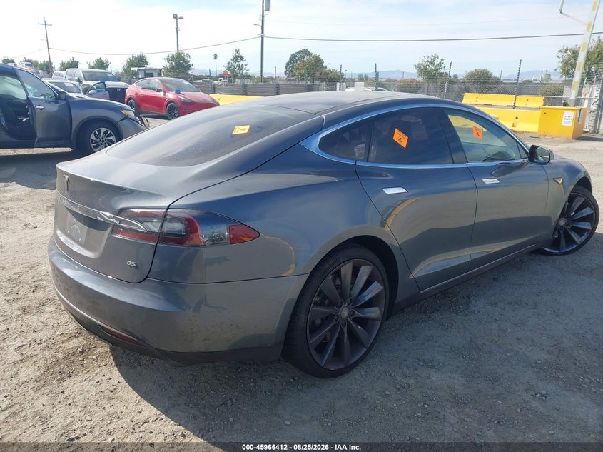 2013 TESLA MODEL S auction photo 4