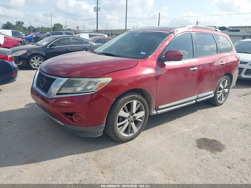 2014 Nissan Pathfinder, Обычный износ, IAAI, VIN 5N1AR2MN7EC637948 — фото 2