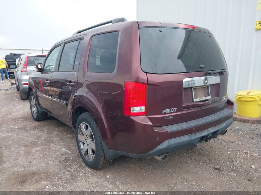 Vin: 5fnyf4h93fb037310, lot: 46465655, honda pilot touring 20153