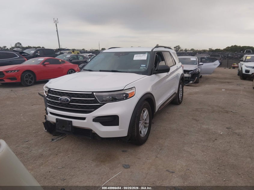 2021 Ford Explorer, Right Front, IAAI, VIN 1FMSK7DHXMGA94313 — photo 2