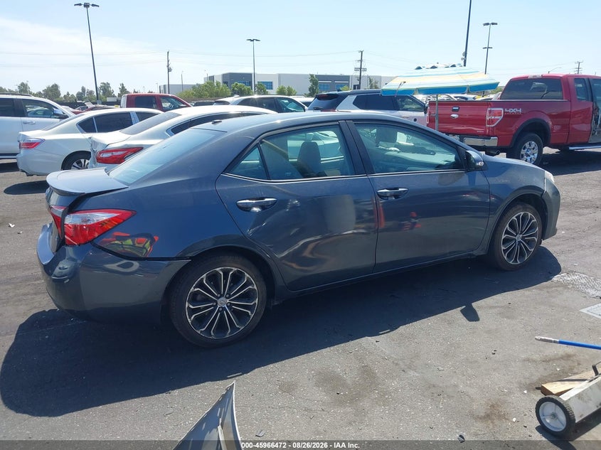 2016 TOYOTA COROLLA SEDAN 1.8L I-4 DOHC, VVT, REGULAR , 132HP