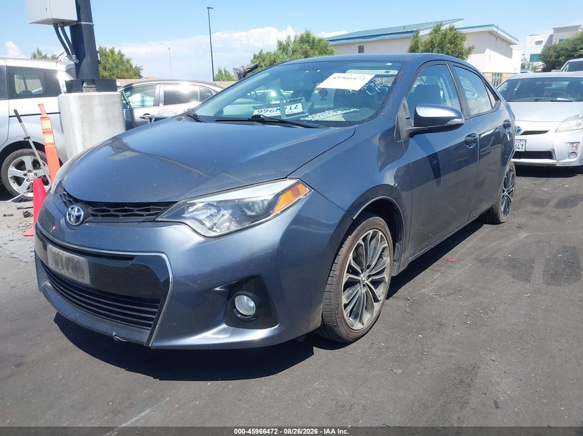 2016 TOYOTA COROLLA SEDAN 1.8L I-4 DOHC, VVT, REGULAR , 132HP