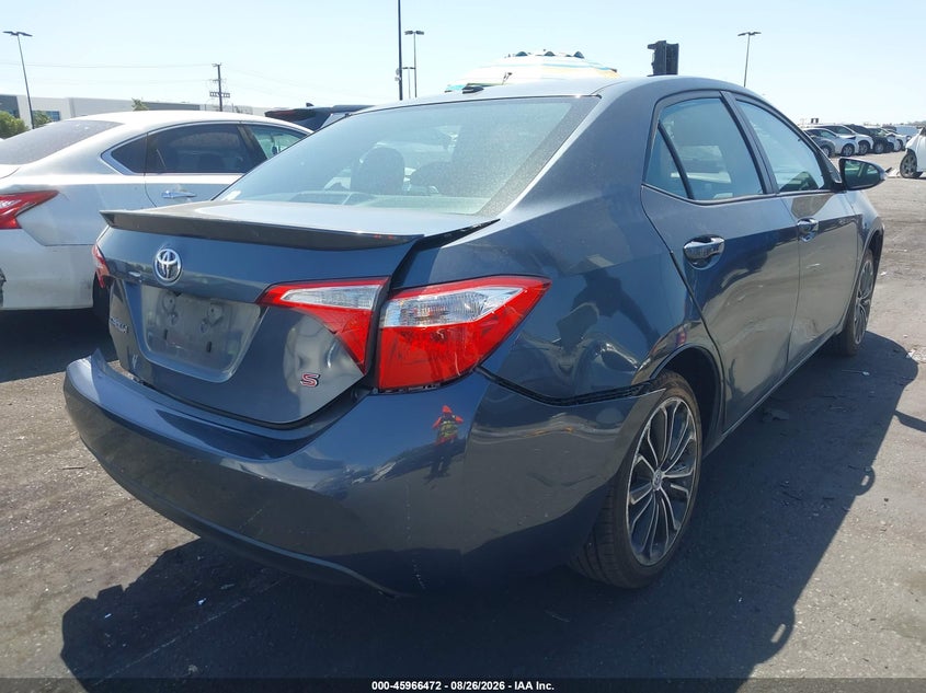 2016 TOYOTA COROLLA SEDAN 1.8L I-4 DOHC, VVT, REGULAR , 132HP