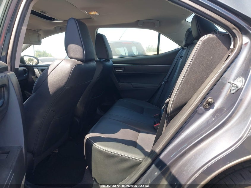 2016 TOYOTA COROLLA SEDAN 1.8L I-4 DOHC, VVT, REGULAR , 132HP
