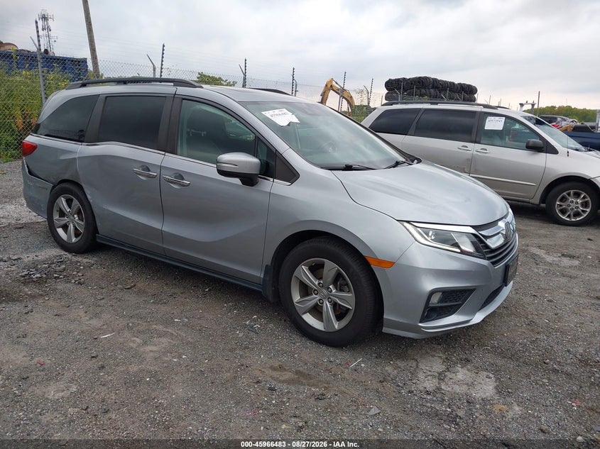 2018 Honda Odyssey Ex-L, Правый зад, IAAI, VIN 5FNRL6H78JB023175