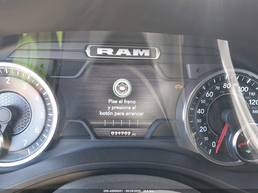 RAM 1500 2022 VIN 1C6SRFBT9NN161909