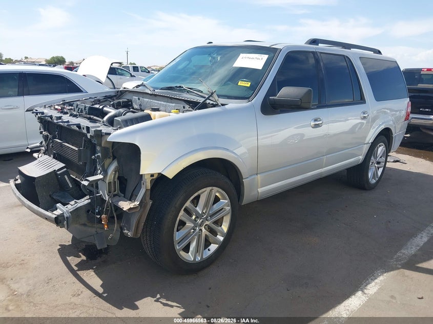 2016 Ford Expedition, Front End, IAAI, VIN 1FMJK1HT9GEF38031 — photo 2