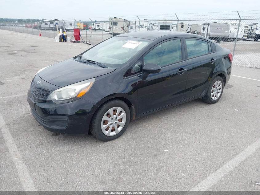 2012 Kia Rio, Normal Wear & Tear, IAAI, VIN KNADM4A38C6047202 — photo 2