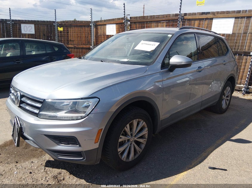 2020 Volkswagen Tiguan 2.0T S, Rear, IAAI, VIN 3VV0B7AX5LM024344 — photo 2