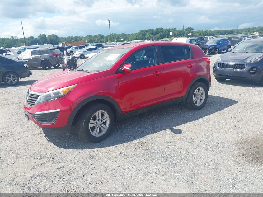 2011 Kia Sportage, Обычный износ, IAAI, VIN KNDPB3A29B7055955 — фото 2