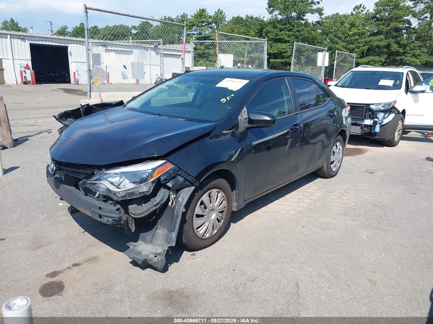 2015 Toyota Corolla, Удар спереди, IAAI, VIN 2T1BURHE2FC386940 — фото 2