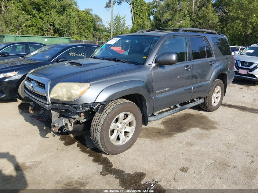 2007 Toyota 4Runner, Удар спереди, IAAI, VIN JTEBU14RX78082189 — фото 2