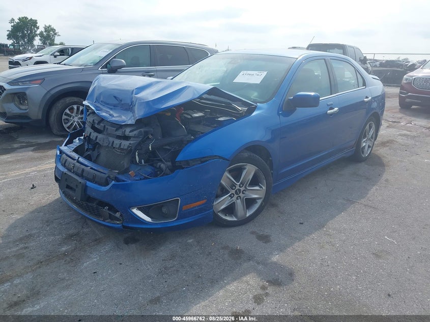 2011 Ford Fusion, Front End, IAAI, VIN 3FAHP0DC7BR184610 — photo 2