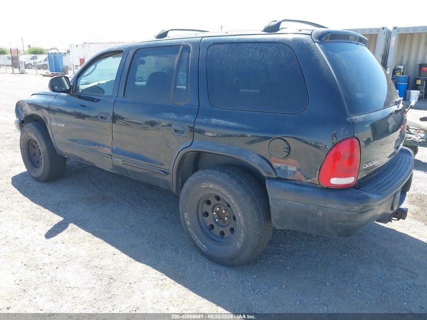 2002 DODGE DURANGO SPORT UTILITY VEHICLE 5.9L V-8 PREMIUM , 250HP