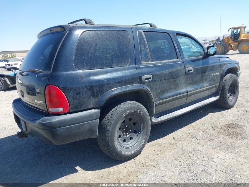 2002 DODGE DURANGO SPORT UTILITY VEHICLE 5.9L V-8 PREMIUM , 250HP