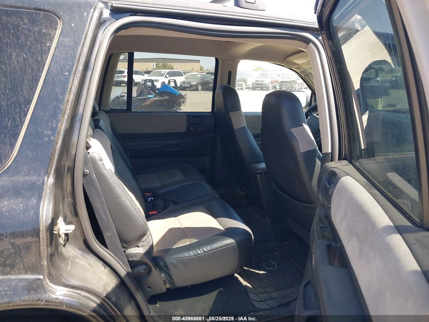 2002 DODGE DURANGO SPORT UTILITY VEHICLE 5.9L V-8 PREMIUM , 250HP