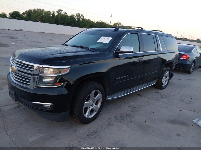 2016 Chevrolet Suburban, Удар ззаду, IAAI, VIN 1GNSKJKC8GR128080 — фото 2
