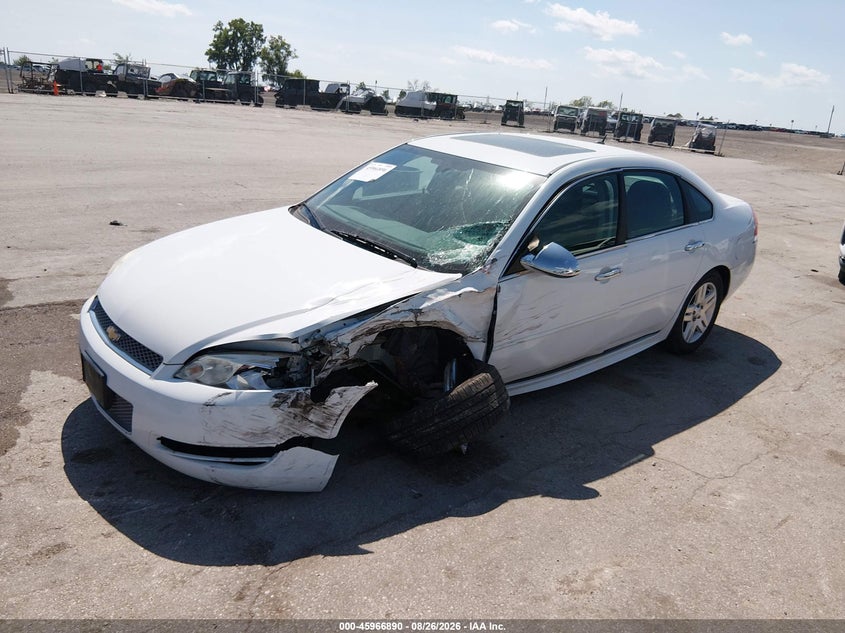 2013 Chevrolet Impala, Front & Rear, IAAI, VIN 2G1WG5E38D1257142 — photo 2