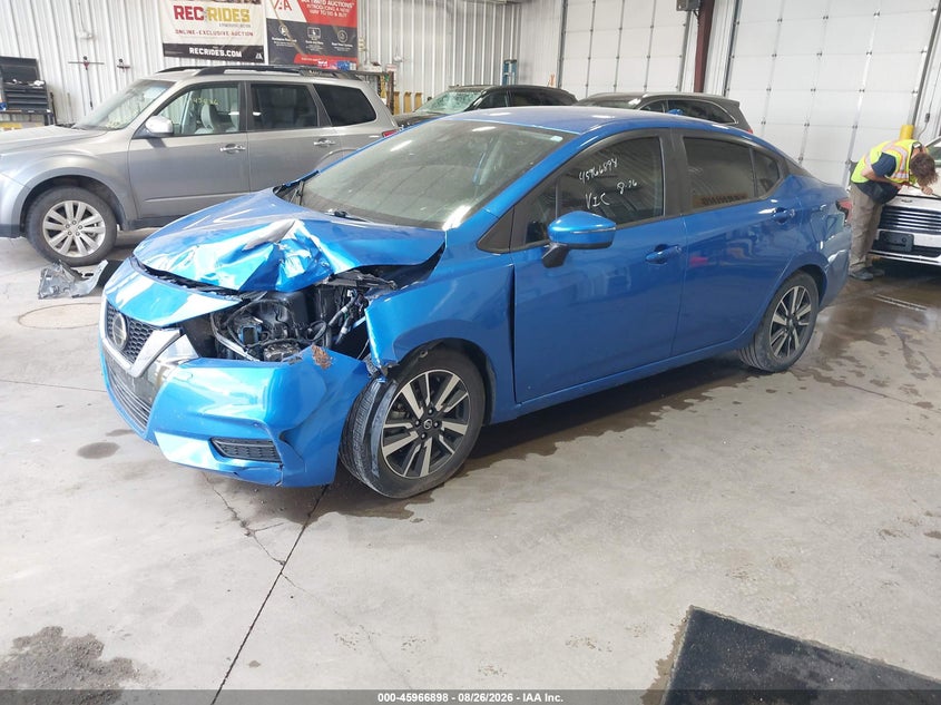 2021 Nissan Versa, Front End, IAAI, VIN 3N1CN8EV5ML890069 — photo 2