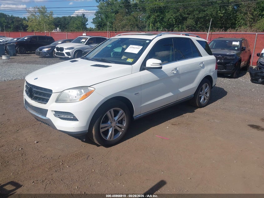 2012 MERCEDES-BENZ ML 350 auction photo 2
