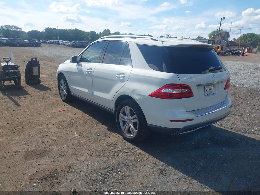 2012 MERCEDES-BENZ ML 350 auction photo 3