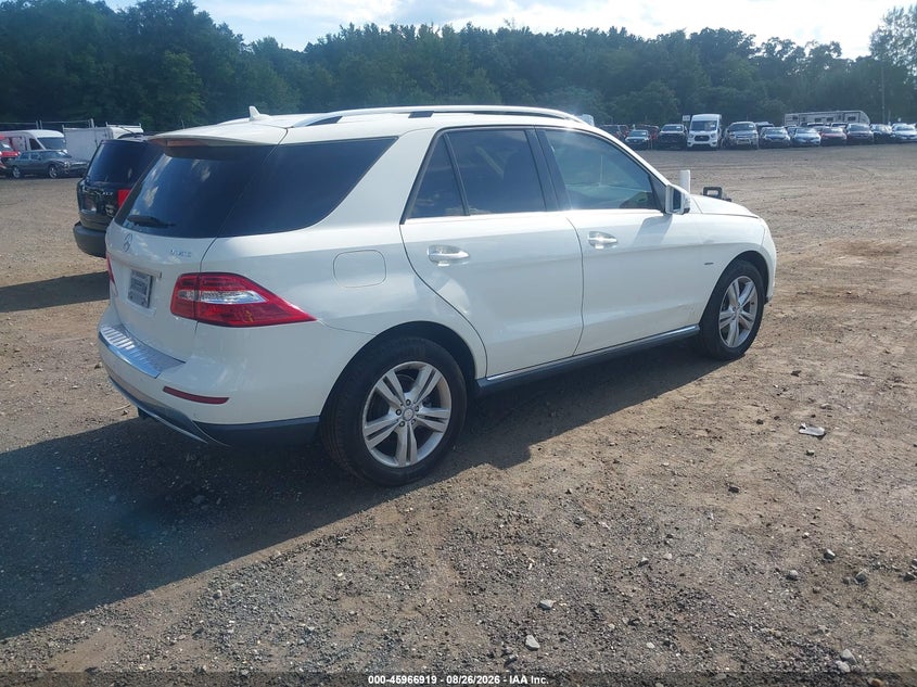 2012 MERCEDES-BENZ ML 350 auction photo 4