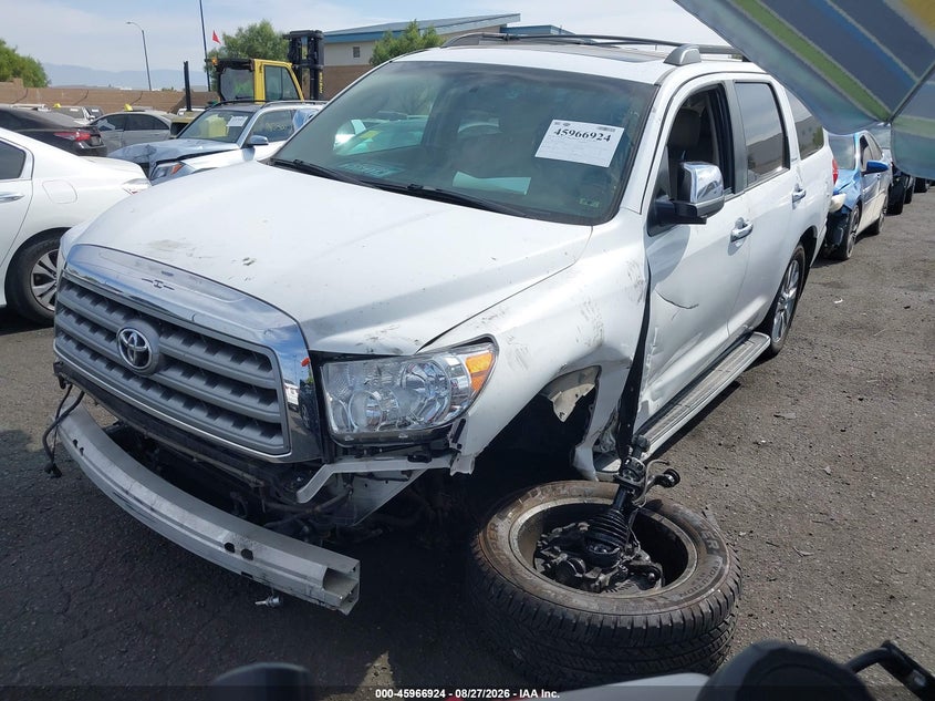 Vin: 5tdjy5g15as036807, lot: 46466143, toyota sequoia limited 5.7l v8 20102
