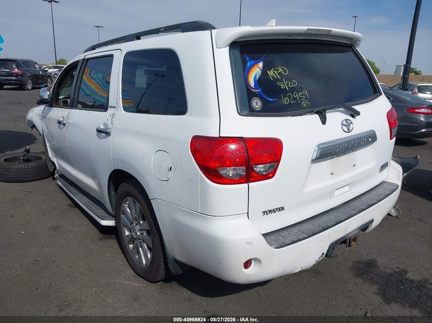 Vin: 5tdjy5g15as036807, lot: 46466143, toyota sequoia limited 5.7l v8 20103