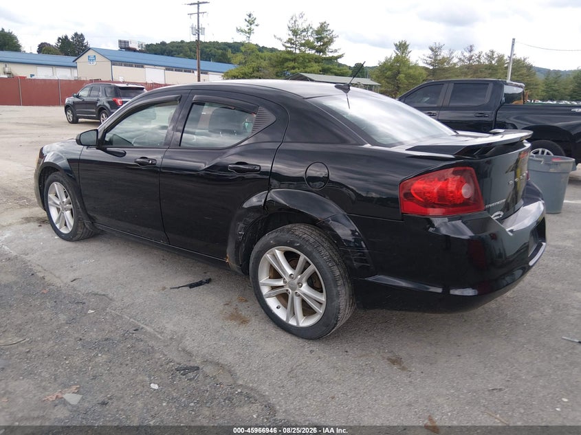 DODGE AVENGER 2012 VIN 1C3CDZAG9CN261057