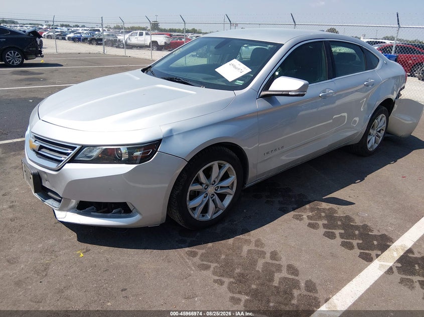 2016 Chevrolet Impala, Rear, IAAI, VIN 2G1115S33G9171324 — photo 2
