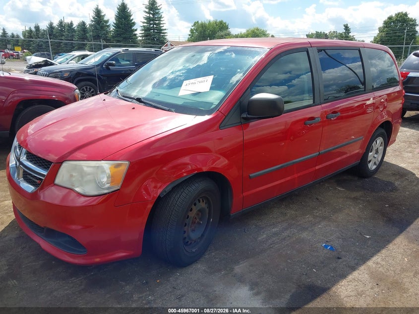 2013 Dodge Caravan, Left Front, IAAI, VIN 2C4RDGBG4DR648452 — photo 2