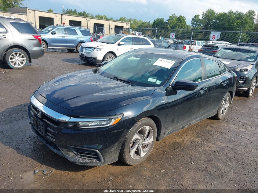 2019 Honda Insight, Правий зад, IAAI, VIN 19XZE4F53KE016609 — фото 2