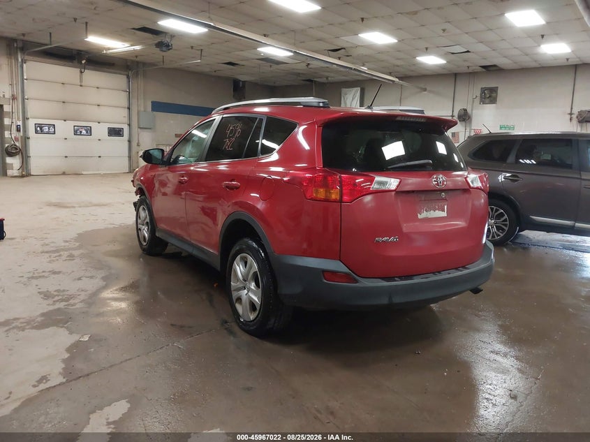 Vin: 2t3bfrev3fw274555, lot: 46466241, toyota rav4 le 20153