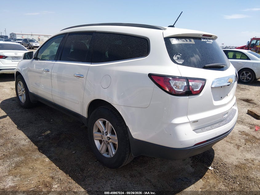 Vin: 1gnkvgkd9dj161781, lot: 46466243, chevrolet traverse lt 20133