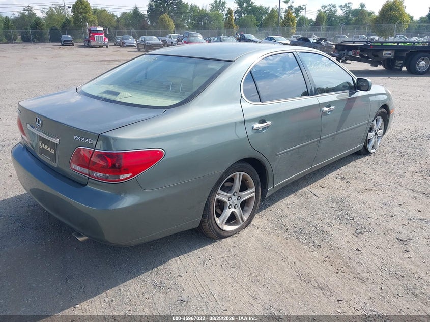 LEXUS ES 330 2005 VIN JTHBA30G955093338